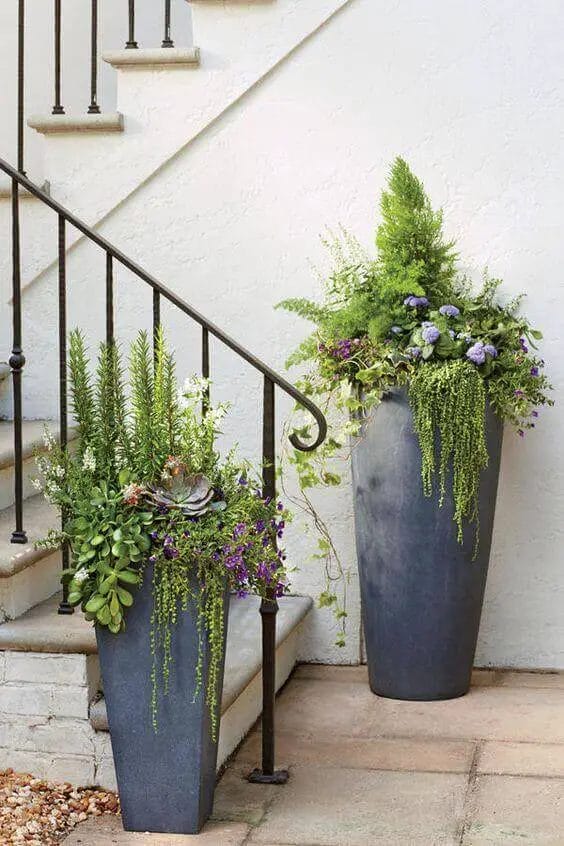 Do not think you need to follow everybody’s ideas of what tall garden troughs should look like, do use your imagination and match the planters to your garden’s theme and color pallet, along with the plants you choose. See backyardmastery.com for more ideas.